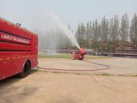 ฉีดน้ำพ่นหมอกควัน ร่วม ปภ. จุดโรงเรียนสรรพวิทยาคม