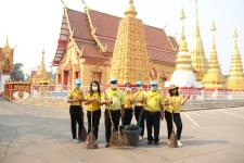 กองยุทธศาสตร์และงบประมาณ เข้าร่วมกิจกรรมจิตอาสาพัฒนาวัดเนื่องในวันมาฆบูชา ประจำปี 2566