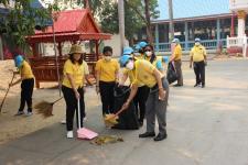 กองยุทธศาสตร์และงบประมาณ เข้าร่วมกิจกรรมจิตอาสาพัฒนาวัดเนื่องในวันมาฆบูชา ประจำปี 2566