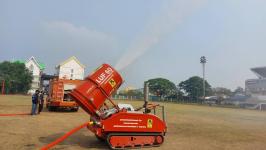 ฉีดน้ำพ่นหมอกควัน ร่วม ปภ. พื้นที่อำเภอแม่สอด(6/3/66)