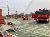 ดับเพลิงนครแม่สอด ออกพ่นน้ำลดหมอกควัน (7/3/66)