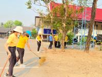 กองคลัง เข้าร่วมกิจกรรมจิตอาสาพฒนาวัด เนื่องในวันมาฆบูชา