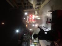 ดับเพลิงนครแม่สอด ออกฉีดล้างถนน เพื่อลดฝุ่น pm2.5 ถนนอินทรคีรี