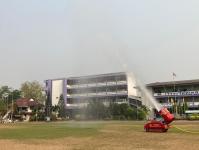 ดับเพลิงนครแม่สอด ออกพ่นน้ำลดหมอกควัน พื้นที่อำเภอแม่สอด ช่วงเช้า (10/3/66)