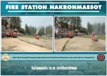 ฉีดน้ำพ่นหมอกควัน ร่วม ปภ. จุดโรงเรียนสรรพวิทยาคม