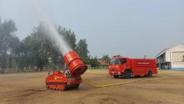 ดับเพลิงนครแม่สอด ออกพ่นน้ำลดหมอกควัน พื้นที่อำเภอแม่สอด (12/3/66)