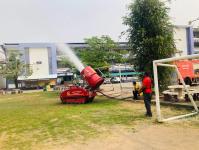 ดับเพลิงนครแม่สอด ออกพ่นน้ำลดหมอกควัน พื้นที่อำเภอแม่สอด (12/3/66)