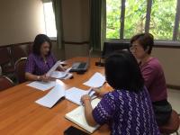 ประชุมคณะกรรมการทำร่างขอบเขตของงาน จัดซื้อครุภัณฑ์ไฟฟ้าและวิทยุ