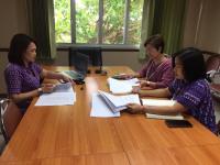 ประชุมคณะกรรมการทำร่างขอบเขตของงาน จัดซื้อครุภัณฑ์ไฟฟ้าและวิทยุ