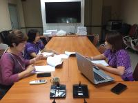 ประชุมคณะกรรมการทำร่างขอบเขตของงาน จัดซื้อครุภัณฑ์ไฟฟ้าและวิทยุ