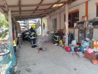 ดับเพลิงนครแม่สอด ออกกำจัดรังผึ้งบ้านประชาชน ตำบลแม่ปะ