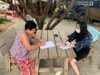 ลงพื้นที่เยี่ยมบ้านเพื่อสอบข้อเท็จจริงประกอบการพิจารณาให้ความช่วยเหลือ