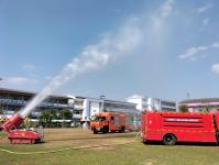 ดับเพลิงนครแม่สอด ออกฉีดพ่นละอองน้ำลดหมอกควัน พื้นที่อำเภอแม่สอด (4/4/66)