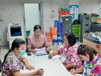 กองการเจ้าหน้าที่จัดประชุมประจำเดือน เมษายน