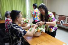 จัดกิจกรรมรดน้ำขอพร เนื่องในประเพณีสงกรานต์ ประจำปี 2566 