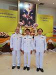 กองการเจ้าหน้าที่ เข้าร่วมพิธีวางพวงมาลาในวันสมเด็จพระนเรศวรมหาราช
