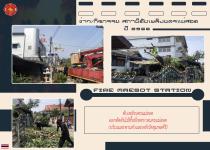 ดับเพลิงนครแม่สอด ออกตัดต้นไม้บริเวณสะพานดำเเละหลังวัดชุมพลคีรี