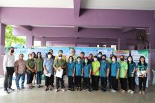 กองยุทธศาสตร์และงบประมาณ เข้าร่วมพิธีเปิดโครงการอบรมทำน้ำหมักชีวภาพจากขยะอินทรีย์