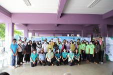 กองยุทธศาสตร์และงบประมาณ เข้าร่วมพิธีเปิดโครงการอบรมทำน้ำหมักชีวภาพจากขยะอินทรีย์