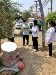ลงพื้นที่เยี่ยมบุคคลไร้บ้านในพื้นที่ เพื่อจัดเก็บฐานข้อมูลบุคคลในการวางแผนด้านการพัฒนาคุณภาพชีวิตต่อไป