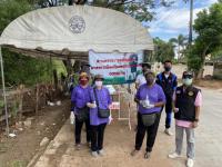 กองวิชาการและแผนงานเข้าร่วมประจำจุดคัดกรองเพื่อเป็นการยับยั้งและป้องกันการแพร่ระบาดโรคติดเชื้อไวรัสโควิด-19