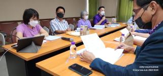 จัดประชุมเพื่อดำเนินการติดตามและประเมินผลแผนพัฒนา ประจำปีงบประมาณ พ.ศ. 2566 