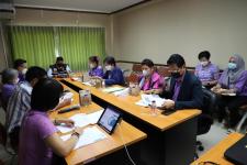 จัดประชุมเพื่อดำเนินการติดตามและประเมินผลแผนพัฒนา ประจำปีงบประมาณ พ.ศ. 2566 