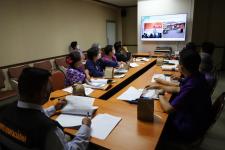 จัดประชุมเพื่อดำเนินการติดตามและประเมินผลแผนพัฒนา ประจำปีงบประมาณ พ.ศ. 2566 