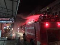 ดับเพลิงนครแม่สอด ออกระงับเหตุเพลิงไหม้สายสื่อสารหน้าธนาคารกรุงศรีฯ