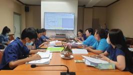 กองยุทธศาสตร์และงบประมาณ จัดประชุมซักซ้อมการจัดทำร่างเทศบัญญัติงบประมาณรายจ่ายประจำปี พ.ศ. 2567