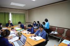 กองยุทธศาสตร์และงบประมาณ จัดประชุมซักซ้อมการจัดทำร่างเทศบัญญัติงบประมาณรายจ่ายประจำปี พ.ศ. 2567