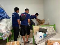 ดับเพลิงนครแม่สอด ออกจับงูโรงแรมมอนเต