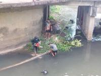 ดับเพลิงนครแม่สอด ออกตัดต้นไม้ในคลองชลประทาน ชุมชนจ๊อกจอสามัคคี