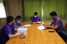 ตรวจรับการจัดซื้อครุภัณฑ์ไฟฟ้าและวิทยุพร้อมติดตั้ง (ลำโพงฮอร์น และเพาเวอร์มิกเซอร์) กันงบเงินปี พ.ศ.2565