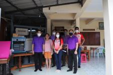 ตรวจรับการจัดซื้อครุภัณฑ์ไฟฟ้าและวิทยุพร้อมติดตั้ง (ลำโพงฮอร์น และเพาเวอร์มิกเซอร์) กันงบเงินปี พ.ศ.2565