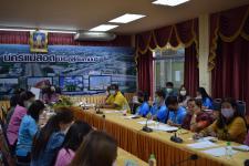 ประชุมเจ้าหน้าที่ผู้จัดทำฎีกาและผู้ปฏิบัติงานด้านพัสดุทุกส่วนงานในสังกัดเทศบาลนครแม่สอด