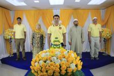 กองยุทธศาสตร์และงบประมาณ จัดไห้มีการบันทึกเทปถวายพระพรชัยมงคล เนื่องในโอกาสที่พระบาทสมเด็จพระปรเมนทรรามาธิบดีศรีสินทรมหาวชิราลงกรณ พระวชิรเกล้าเจ้าอยู่หัว ทรงเจริญพระชนมพรรษา 71 พรรษา