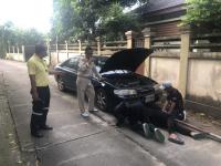 ดับเพลิงนครแม่สอด ออกช่วยเหลือประชาชนเหตุรถยนต์สตาร์ทไม่ติด ใกล้ร้านครัวบ้านคุณนาย