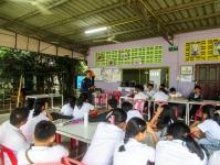 ฝึกดับเพลิงขั้นต้น ศูนย์ฝึกภัตตาคารและการโรงแรม HCTC