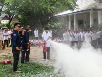 ฝึกดับเพลิงขั้นต้น ศูนย์ฝึกภัตตาคารและการโรงแรม HCTC