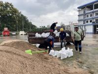 ประชาสัมพันธ์ เรื่องรับกระสอบทราย ณ สถานีดับเพลิงนครแม่สอด