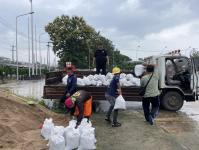 ประชาสัมพันธ์ เรื่องรับกระสอบทราย ณ สถานีดับเพลิงนครแม่สอด