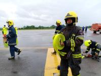 ดับเพลิงนครแม่สอด เข้าร่วมฝึกซ้อมแผนฉุกเฉินและแผนเผชิญเหตุเต็มรูปแบบ ประจำปี 66 เน้นมาตรฐานปลอดภัยสูงสุด