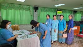 กองยุทธศาสตร์และงบประมาณ เทศบาลนครแม่สอด จัดบันทึกเทปถวายพระพรชัยมงคลสมเด็จพระนางเจ้าสิริกิติ์ พระบรมราชินีนาถ พระบรมราชชนนีพันปีหลวง 12 สิงหาคม 2566