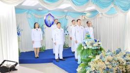 กองยุทธศาสตร์และงบประมาณ เทศบาลนครแม่สอด จัดบันทึกเทปถวายพระพรชัยมงคลสมเด็จพระนางเจ้าสิริกิติ์ พระบรมราชินีนาถ พระบรมราชชนนีพันปีหลวง 12 สิงหาคม 2566