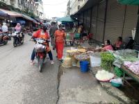 งานเทศกิจนครแม่สอด ออกตรวจความเรียบร้อยและจัดระเบียบตลาดเทศบาลนครแม่สอด 15 ส.ค.2566