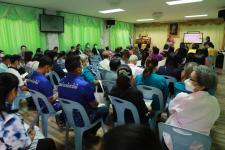 ทน.แม่สอด โครงการอบรมเพิ่มประสิทธิภาพเครือข่ายองค์กรประสานพลังแผ่นดินเอาชนะยาเสพติด   