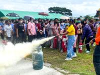 ซ้อมแผนฯ บริษัท ท็อปฟอร์ม บราเซีย จำกัด แม่กุ