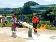 ซ้อมแผนฯ บริษัท ท็อปฟอร์ม บราเซีย จำกัด แม่กุ