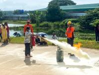 ซ้อมแผนฯ บริษัท ท็อปฟอร์ม บราเซีย จำกัด แม่กุ